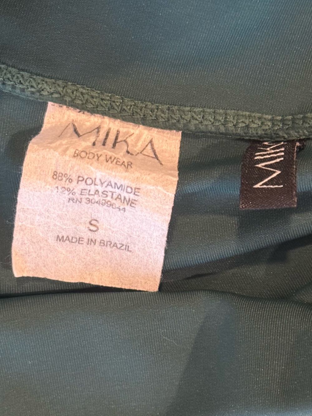 Mika Yoga Wear Teal Cutout One-Piece Yoga Bodysuit size S - Picture 6 of 8